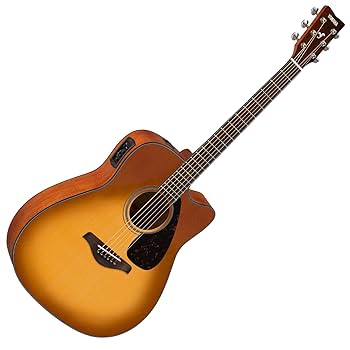 Yamaha FGX800C Acoustic-Electric Guitar - Sand Burst